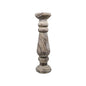 Roman White Wash Candle Holder - Large