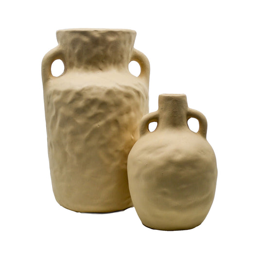 Koda Cream Terracotta Pot - Small