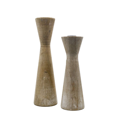 Lowen Wooden Candle Holder - Large