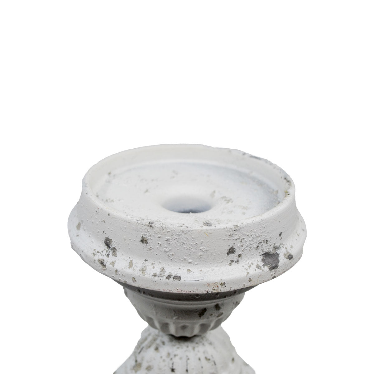 Vita Distressed Metal Candle Holder - Small