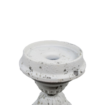 Vita Distressed Metal Candle Holder - Large
