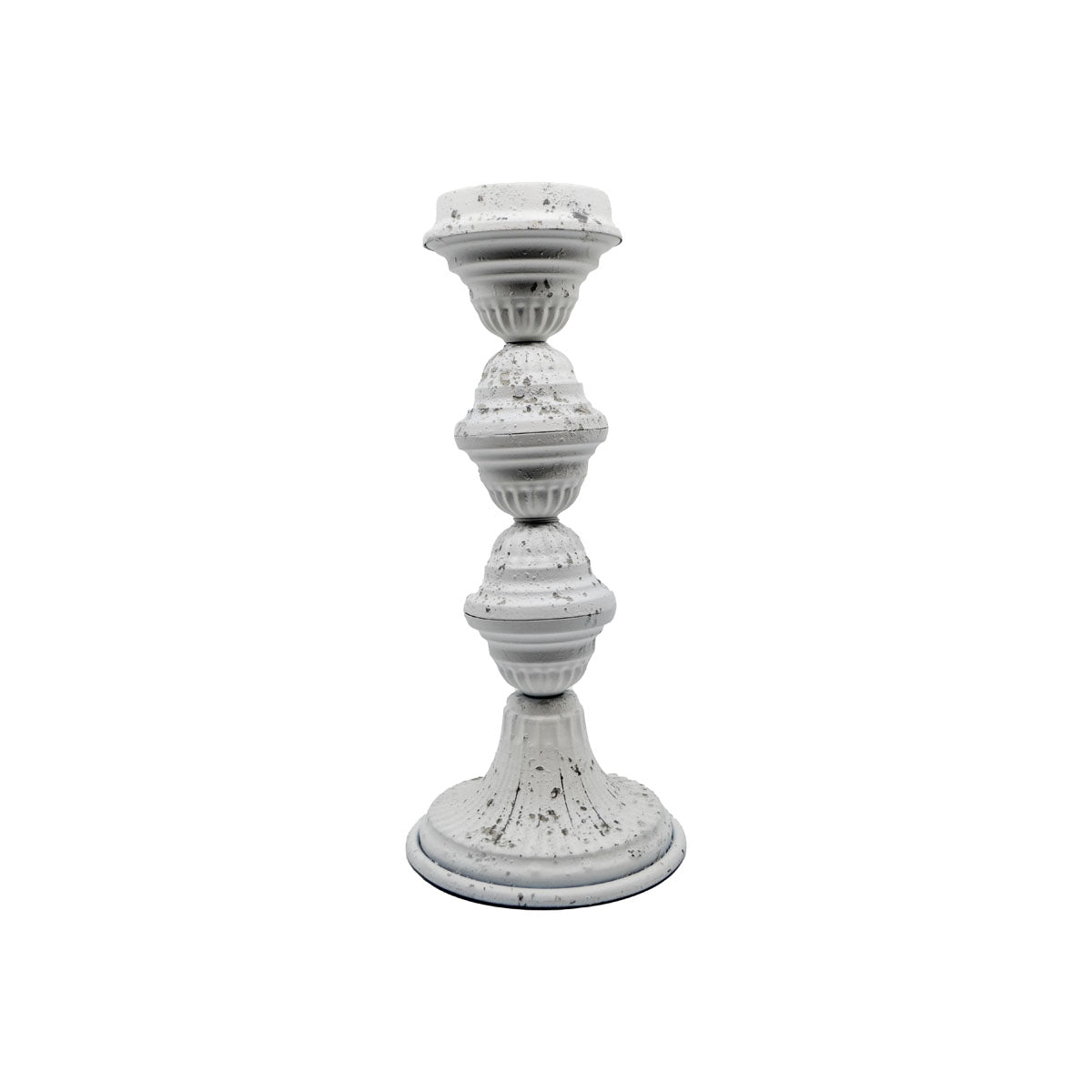 Vita Distressed Metal Candle Holder - Small