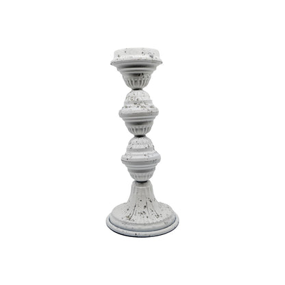 Vita Distressed Metal Candle Holder - Small