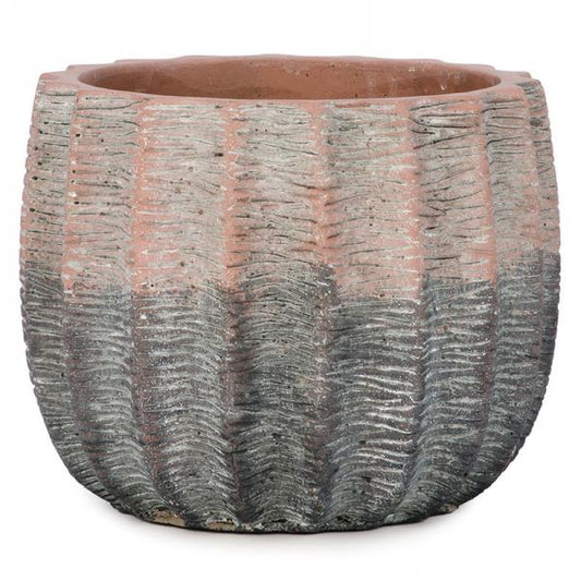 Dallas Ridge Texture 2-Tone Pot - Large