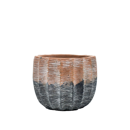 Dallas Ridge Texture 2-Tone Pot - Small