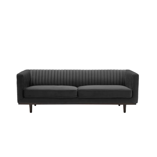 Sage Sofa - Black Velvet
