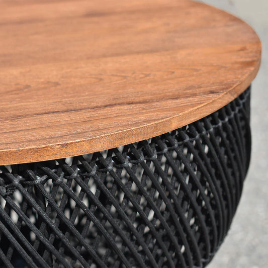 Wave Side Table - Black