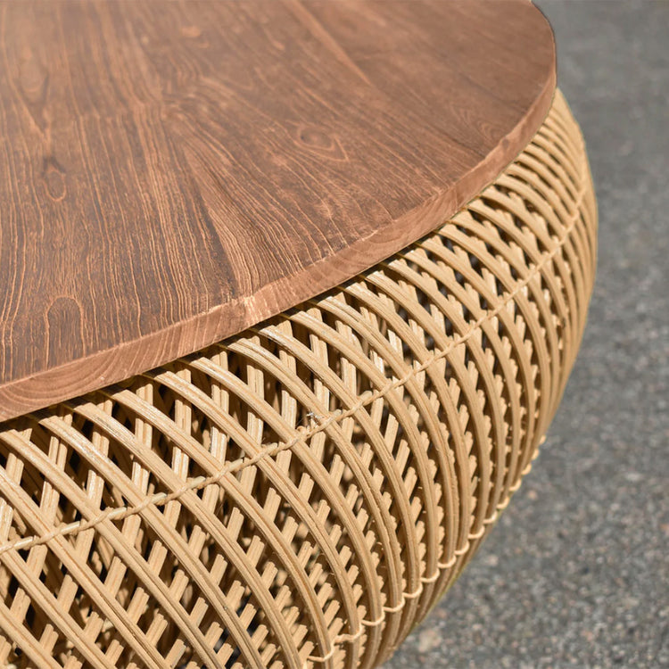 Wave Side Table - Natural