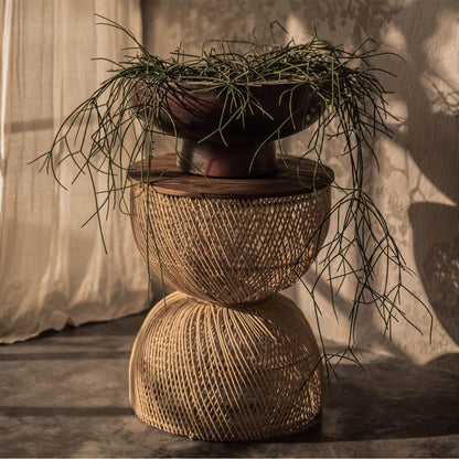 Wave Side Table - Natural