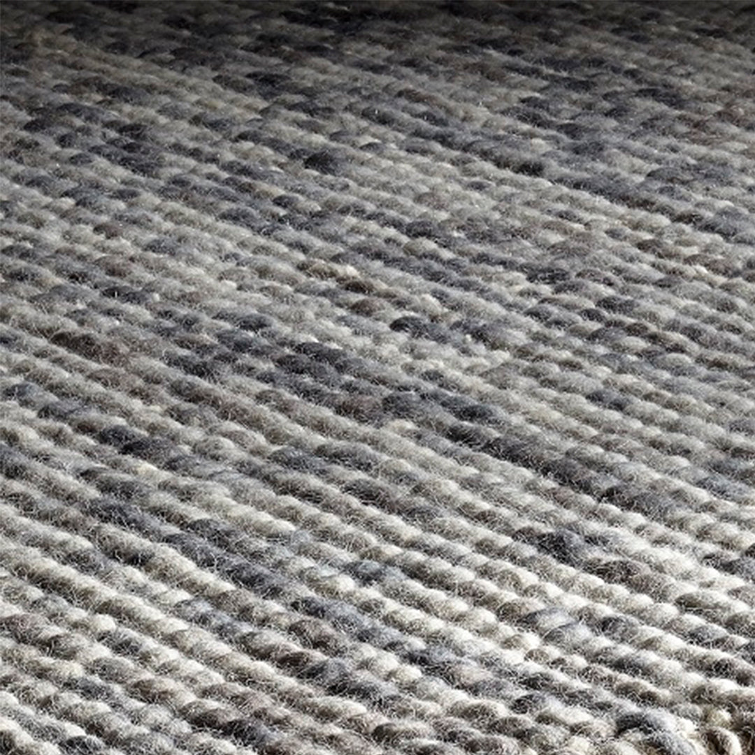 Zurich Hand Loomed Wool Grey Rug