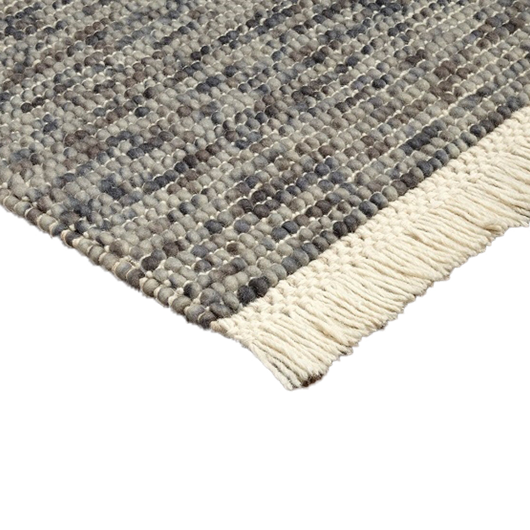 Zurich Hand Loomed Wool Grey Rug