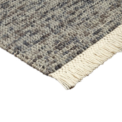 Zurich Hand Loomed Wool Grey Rug