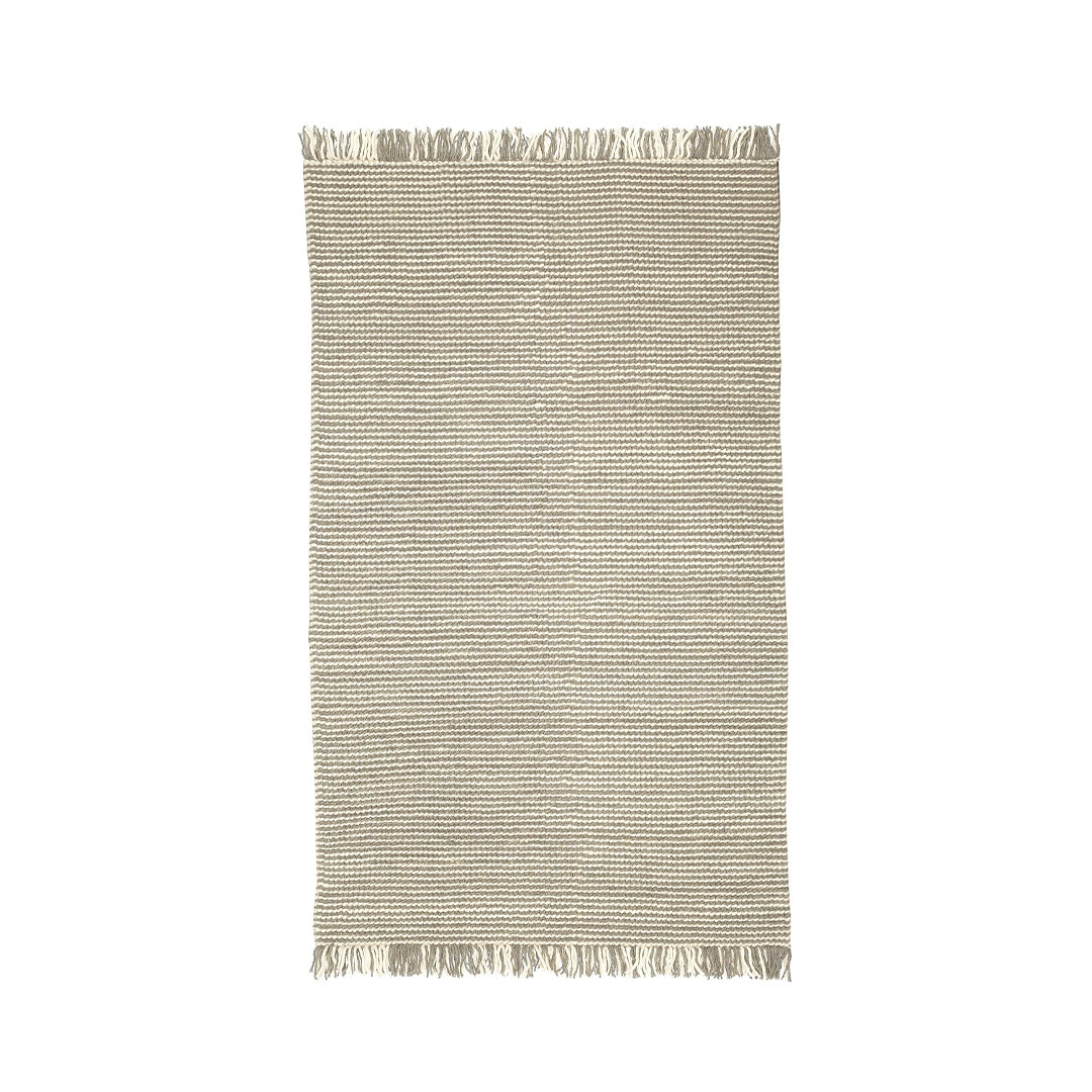 Zurich Hand Loomed Wool Grey Ivory Rug
