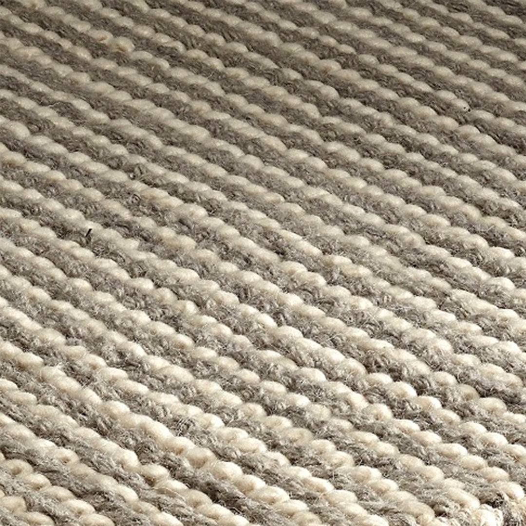 Zurich Hand Loomed Wool Grey Ivory Rug