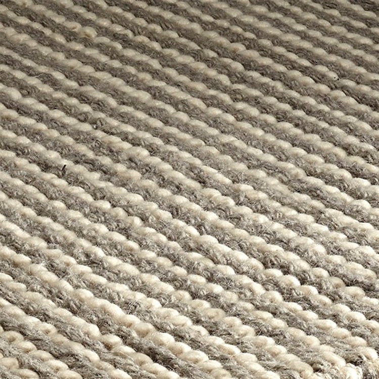 Zurich Hand Loomed Wool Grey Ivory Rug