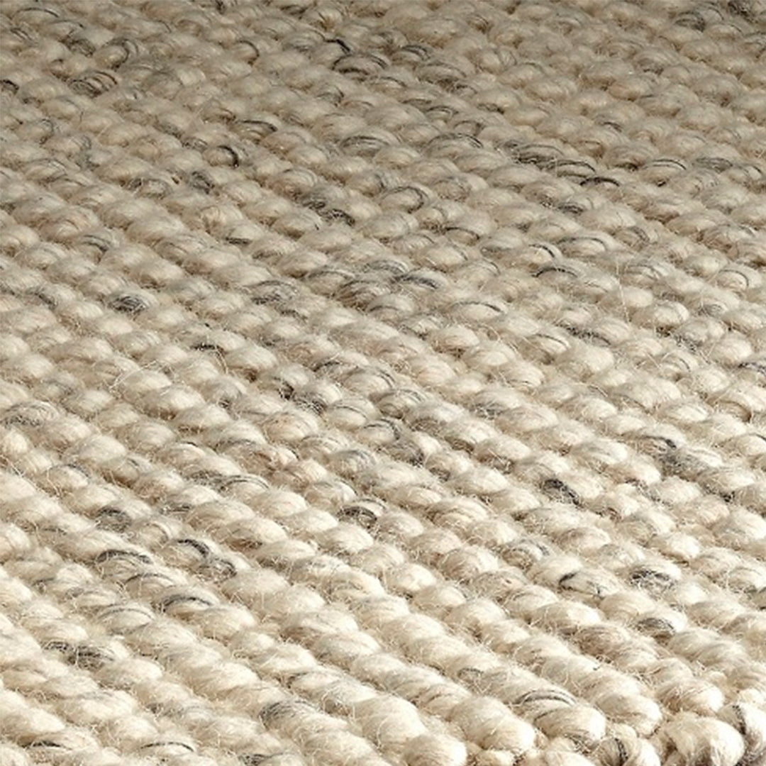 Zurich Hand Loomed Wool Ivory Natural Rug