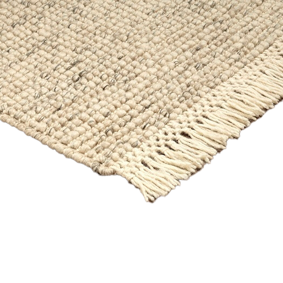 Zurich Hand Loomed Wool Ivory Natural Rug