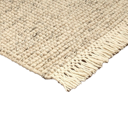 Zurich Hand Loomed Wool Ivory Natural Rug